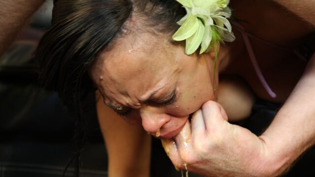 Divine Pornstar Gagged